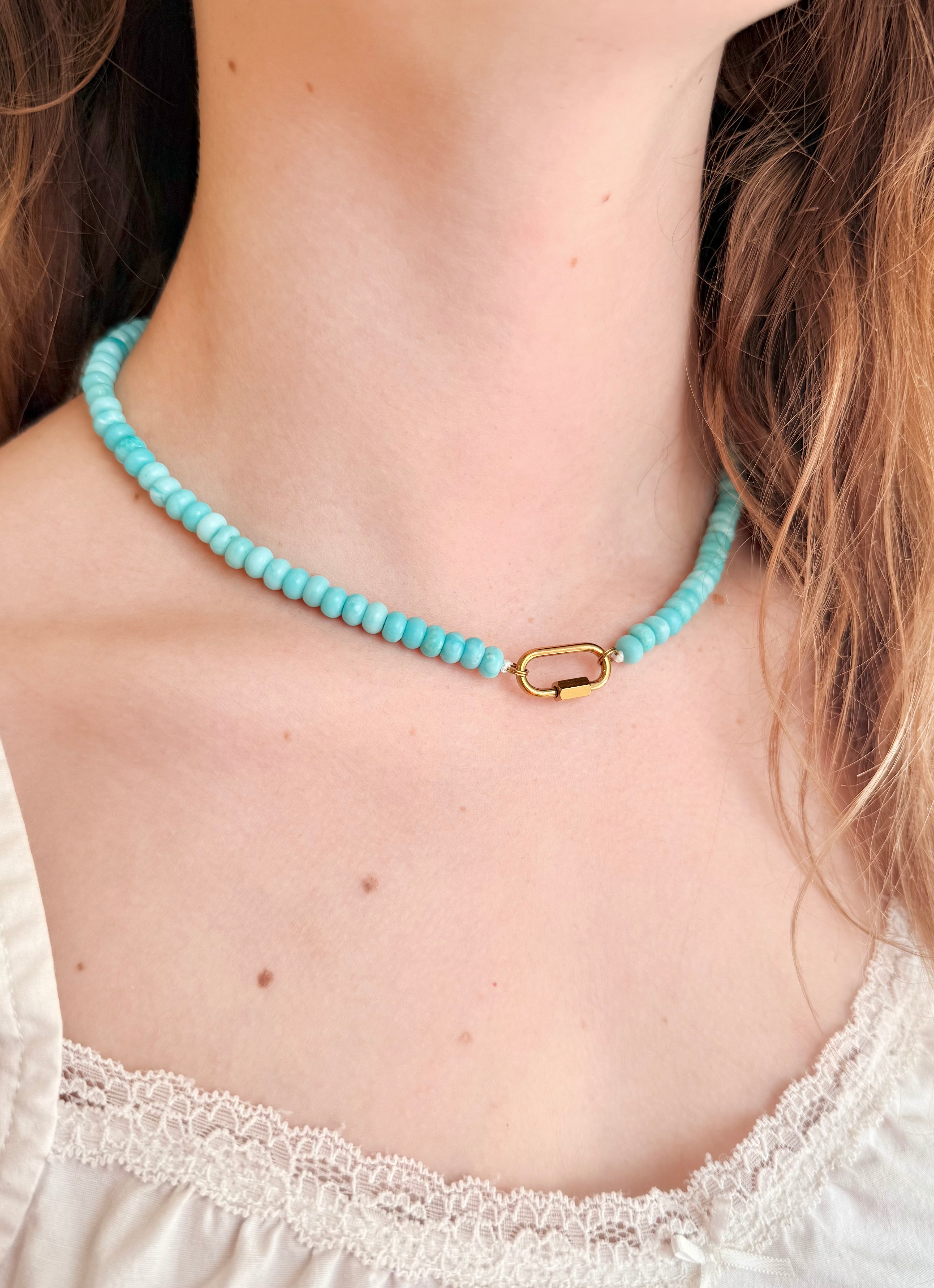 The Sea Glass Bead Necklace