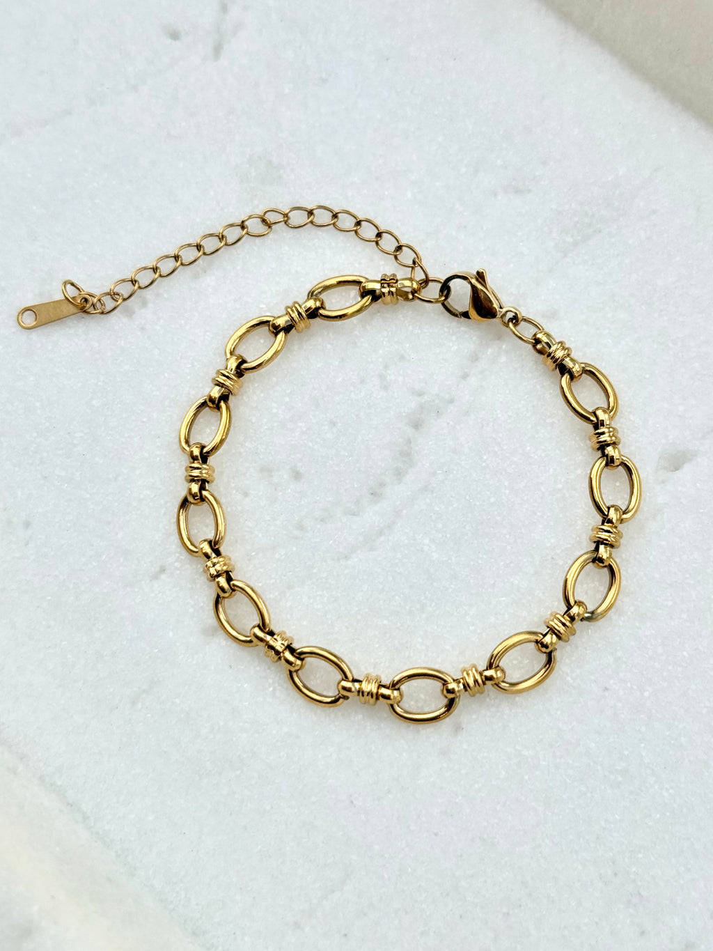 Molly Link Bracelet | Gold