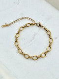 Molly Link Bracelet | Gold