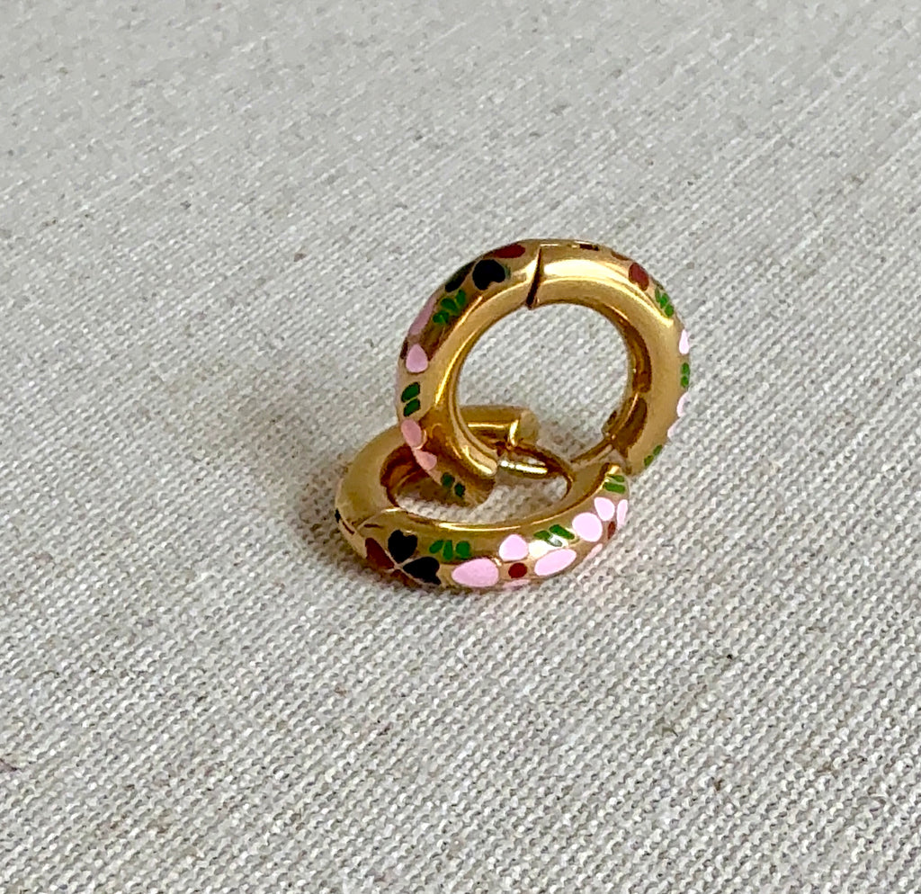 Petal Gold Hoops | Gold