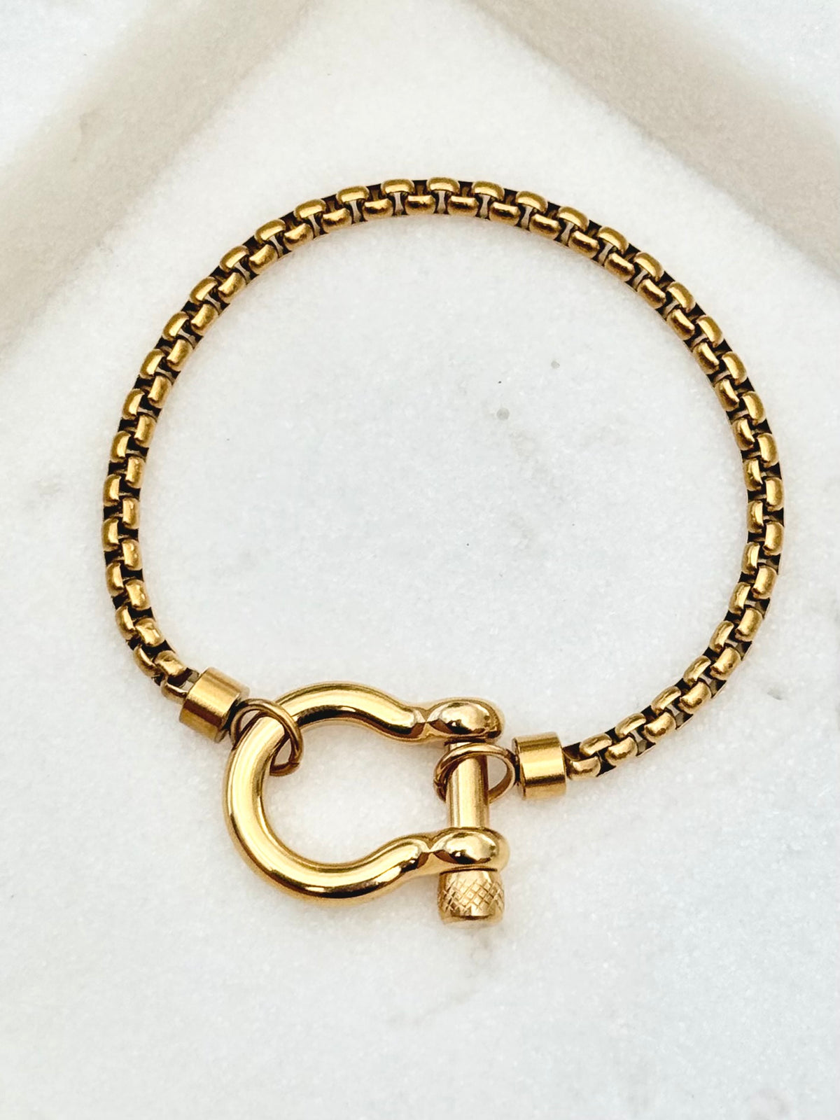 Billie Buckle Bracelet | Gold