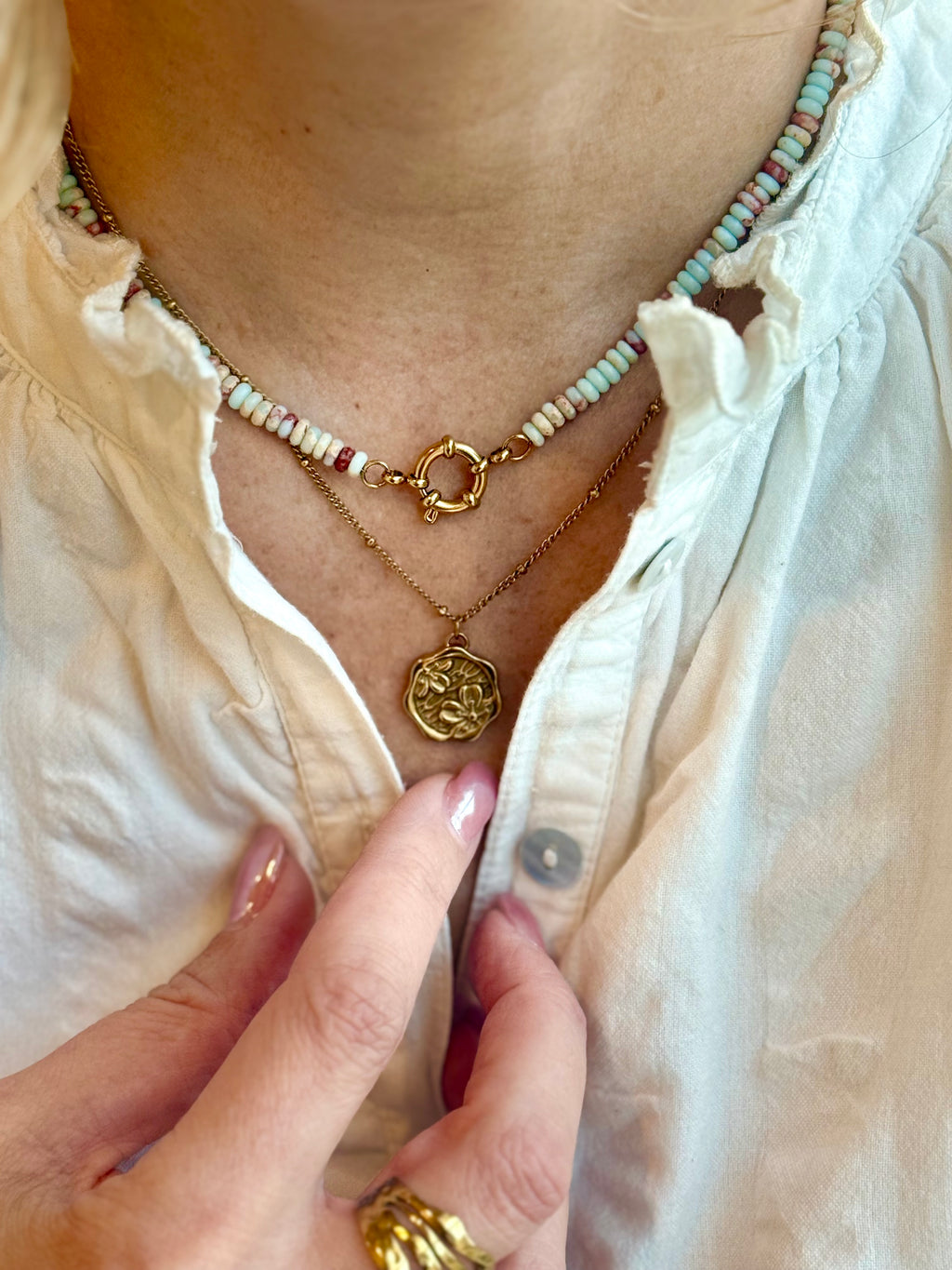 Golden Bloom Necklace | Gold