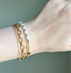 Emma Bean Bracelet | Gold