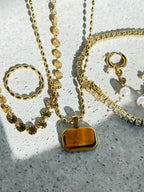 Lottie Burst Necklace | Gold