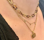 Tatum Leopard Necklace | Gold
