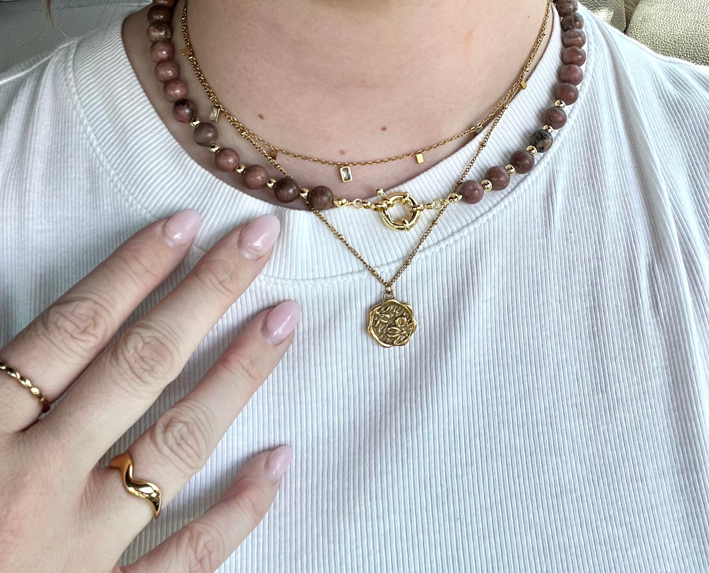 Golden Bloom Necklace | Gold