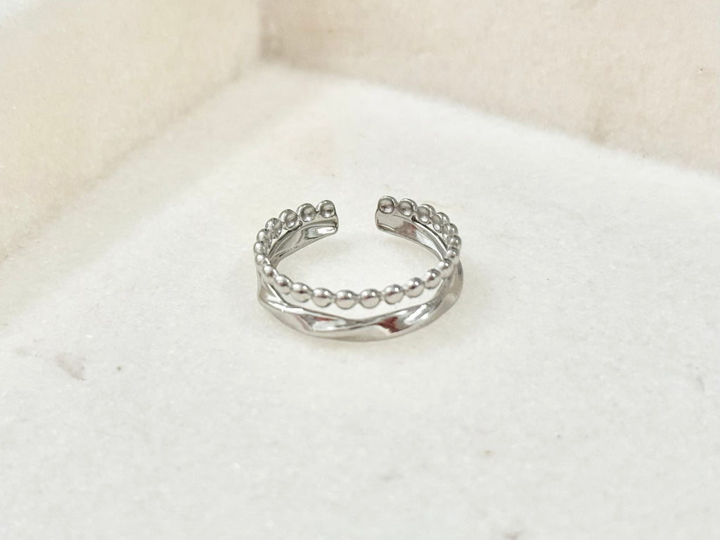 Double Take Ring | Gold & Silver
