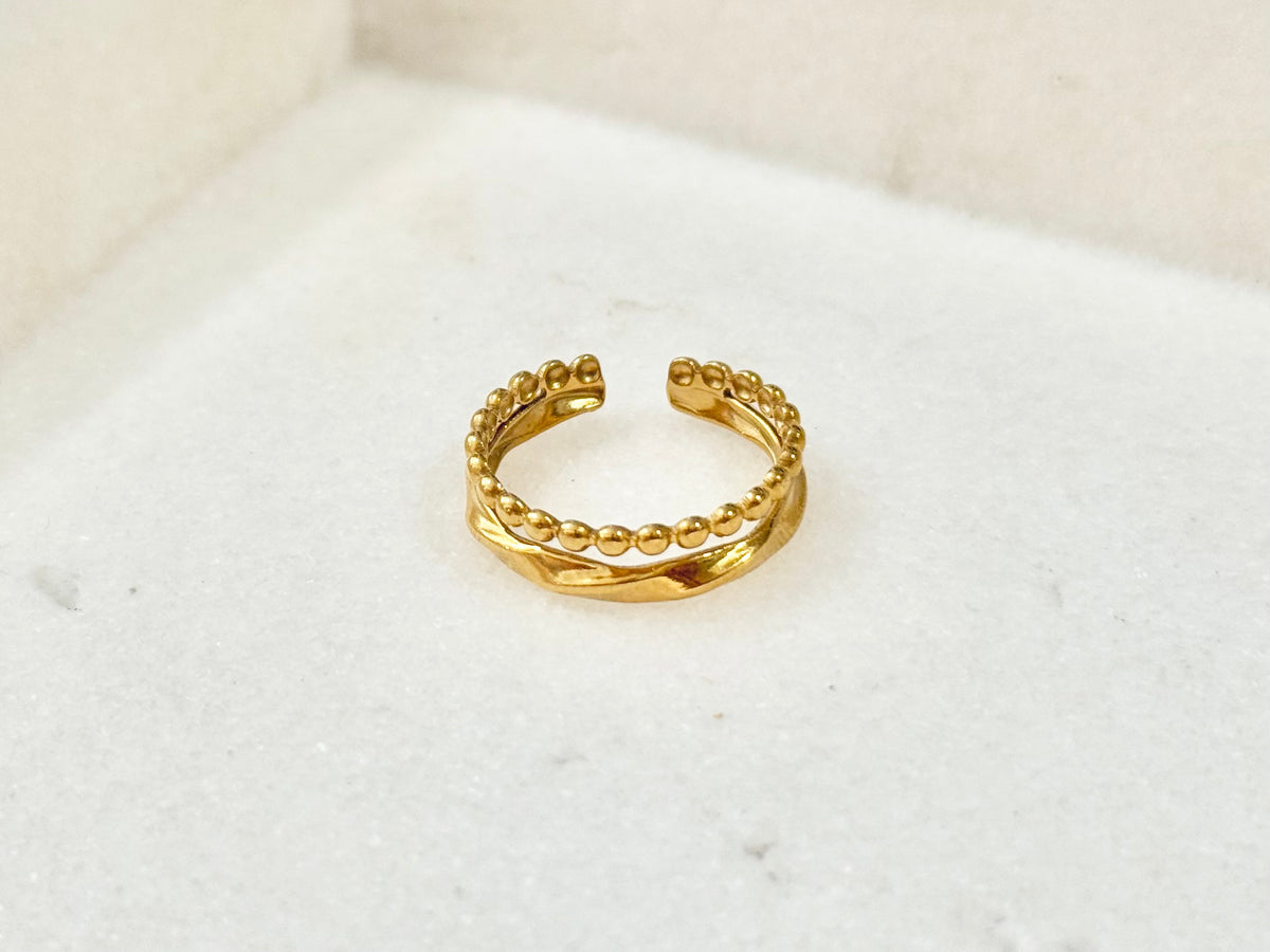 Double Take Ring | Gold & Silver