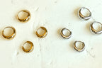 Honey Huggie Hoops | Gold & Silver
