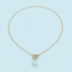 Penelope Pearl Necklace | Gold