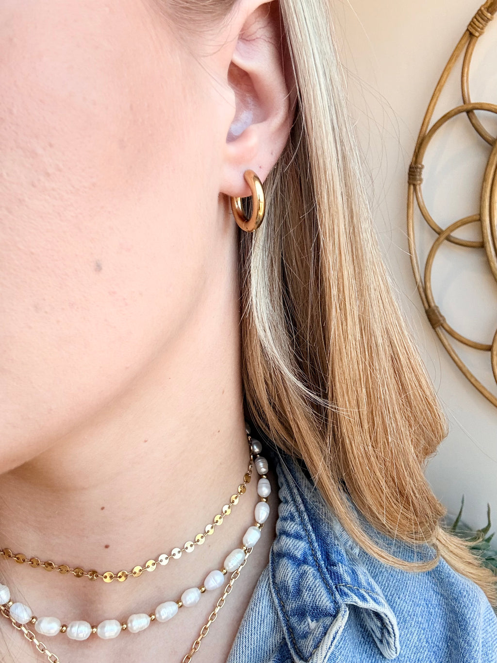 Double Hoop | Gold