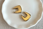 Claire Statement Hoops | Gold