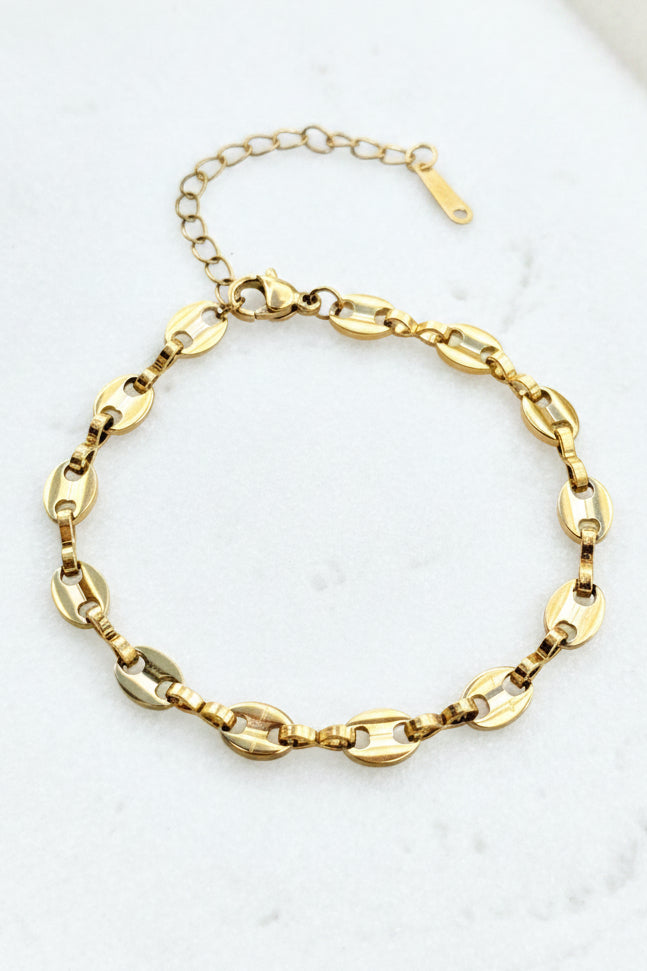 Charlie Bean Bracelet | Gold