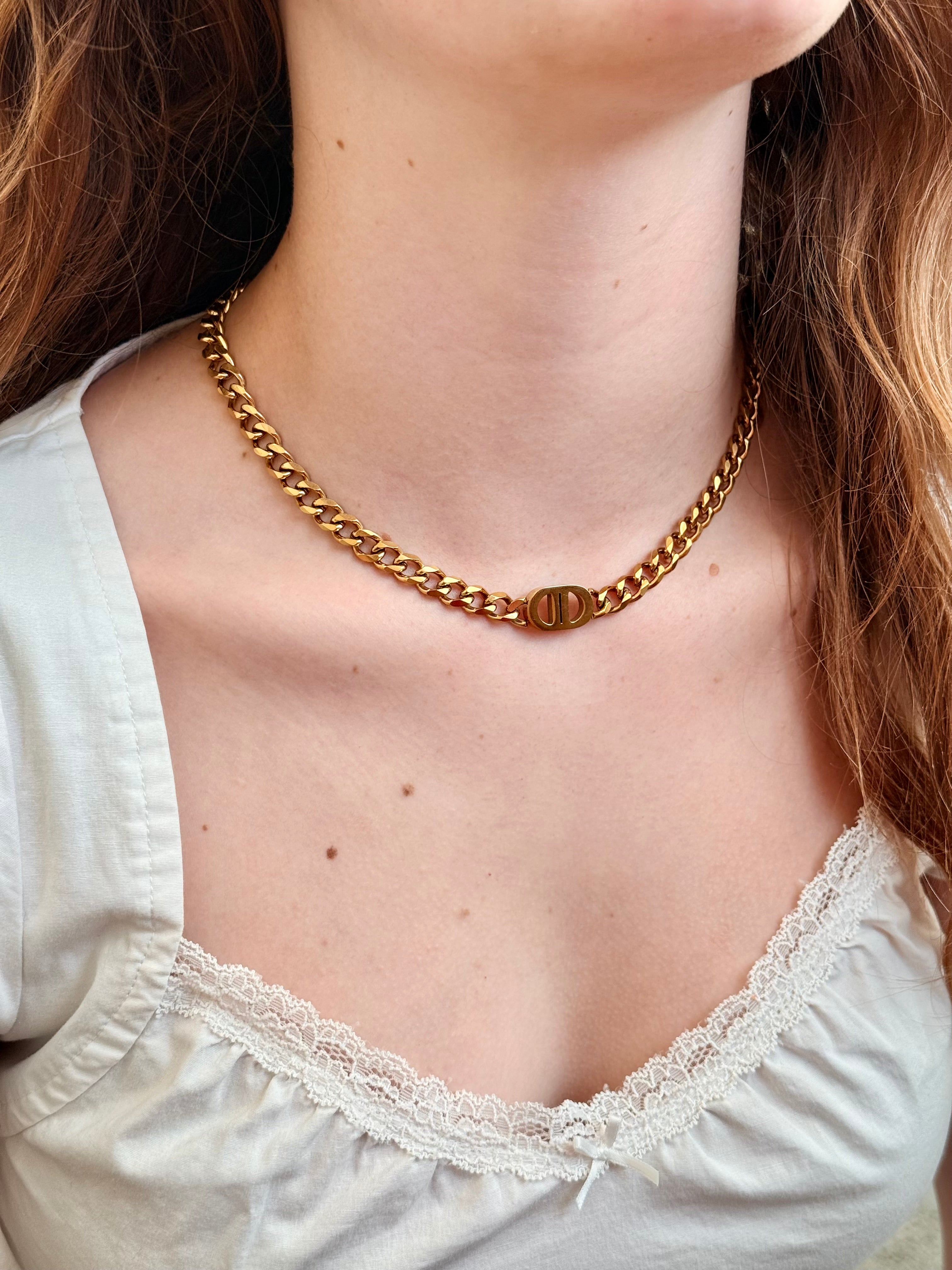 Josie Cuban Necklace | Gold