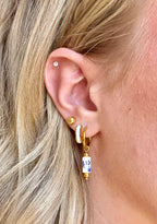 Halle Studs | Gold