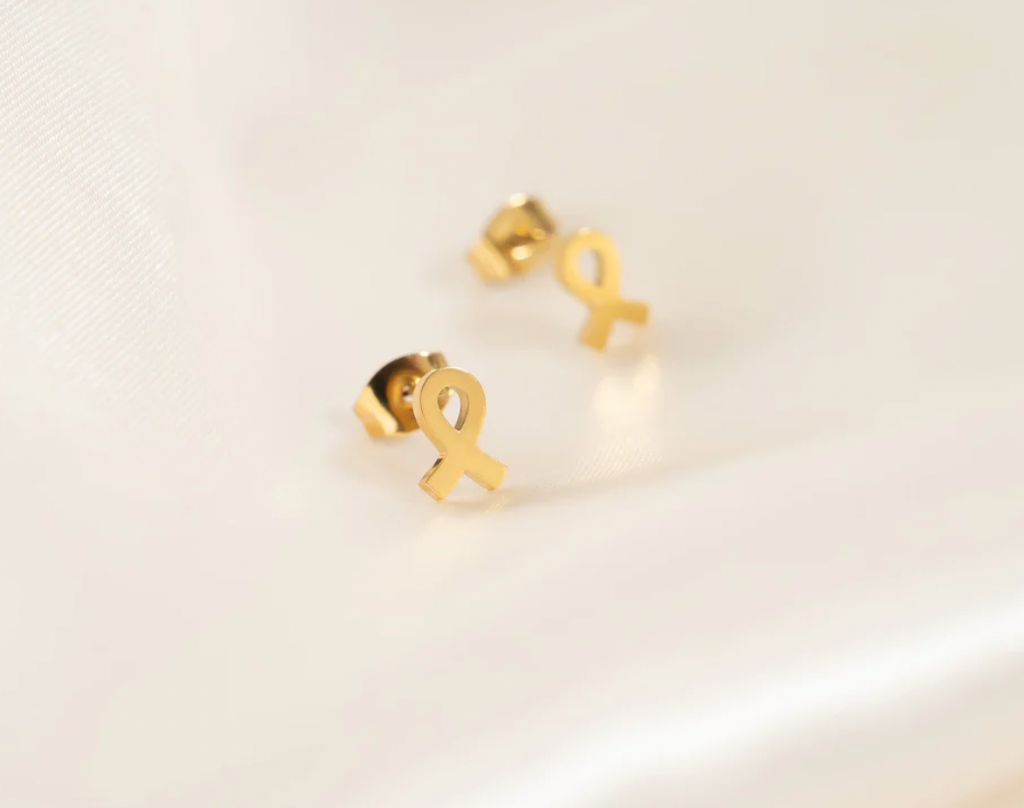 Tiny Hope Studs | Gold