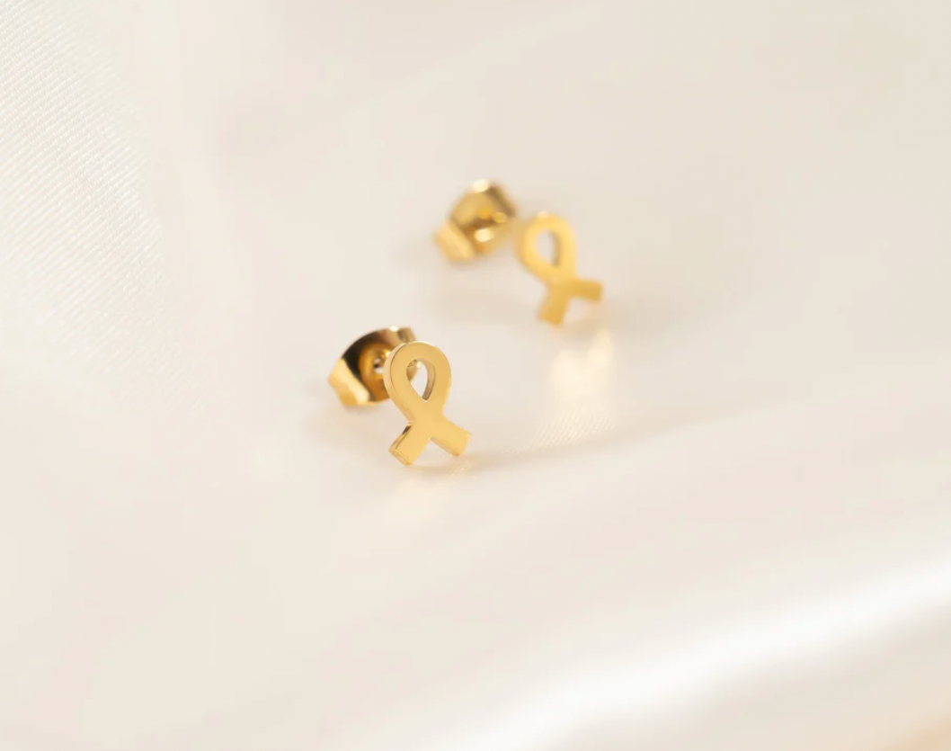 Tiny Hope Studs | Gold