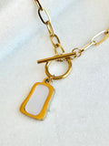 Evie Toggle Necklace | Gold