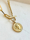 Lane Coin Necklace | Gold