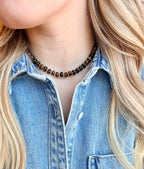 Honey Amber Beaded Necklace