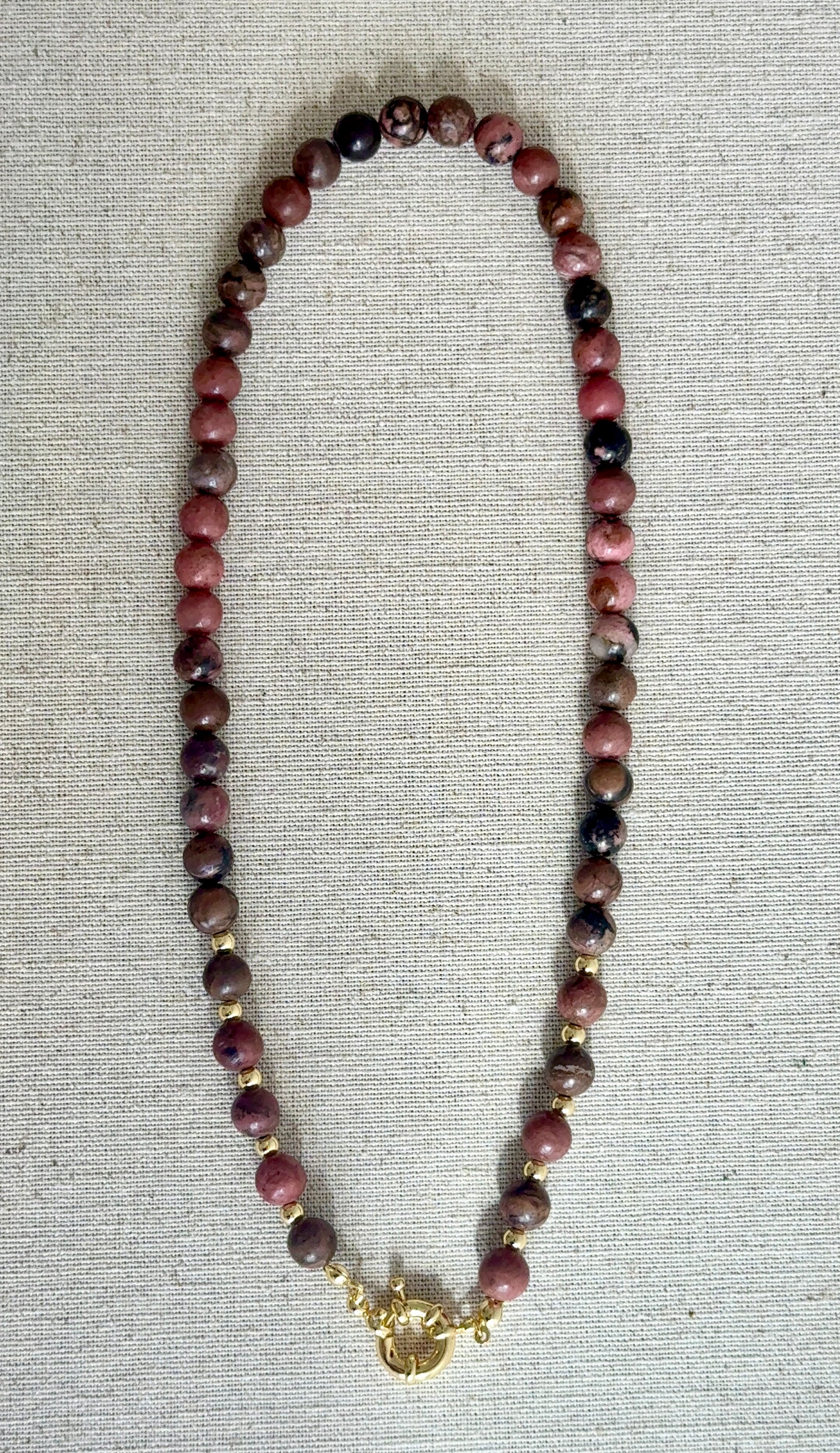 Madeline Bead Necklace | Gold