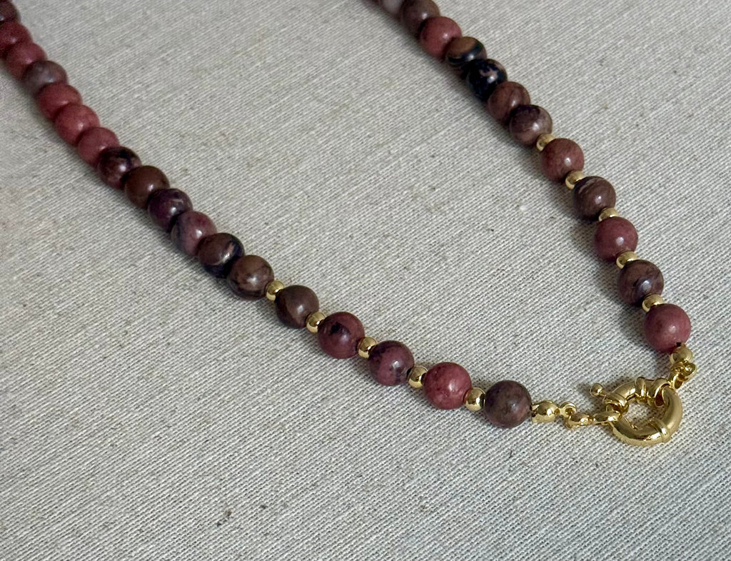 Madeline Bead Necklace | Gold