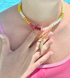 Marina Fish Necklace | Gold