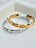 Avonlea Cuff Bracelet | Gold & Silver