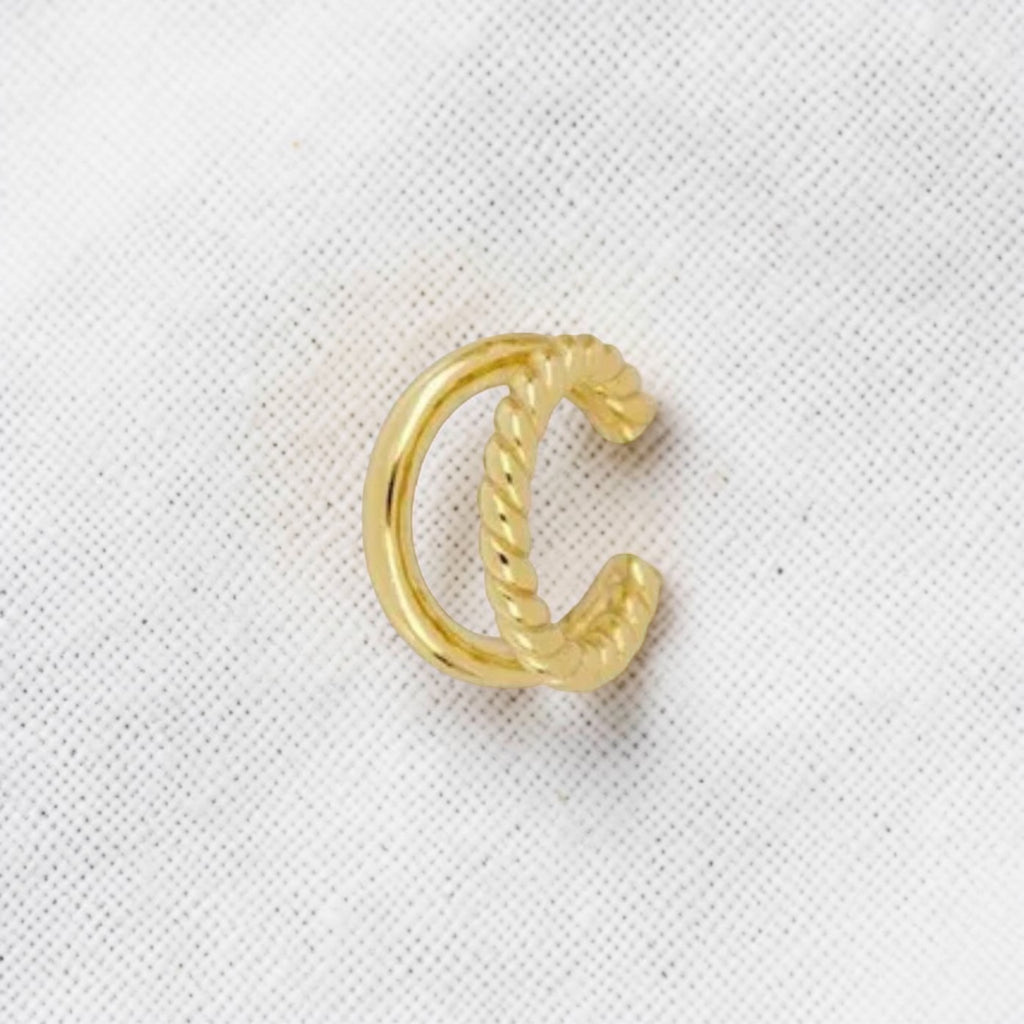 Olive Twist Cuff | Gold & Silver