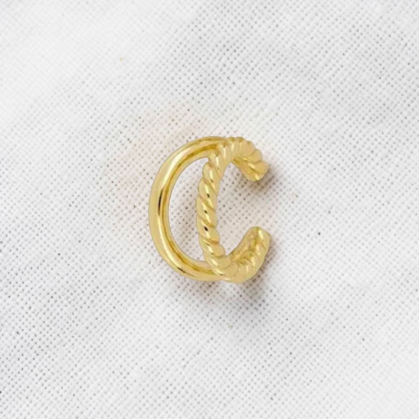 Olive Twist Cuff | Gold & Silver