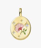 Pink Flower Charm