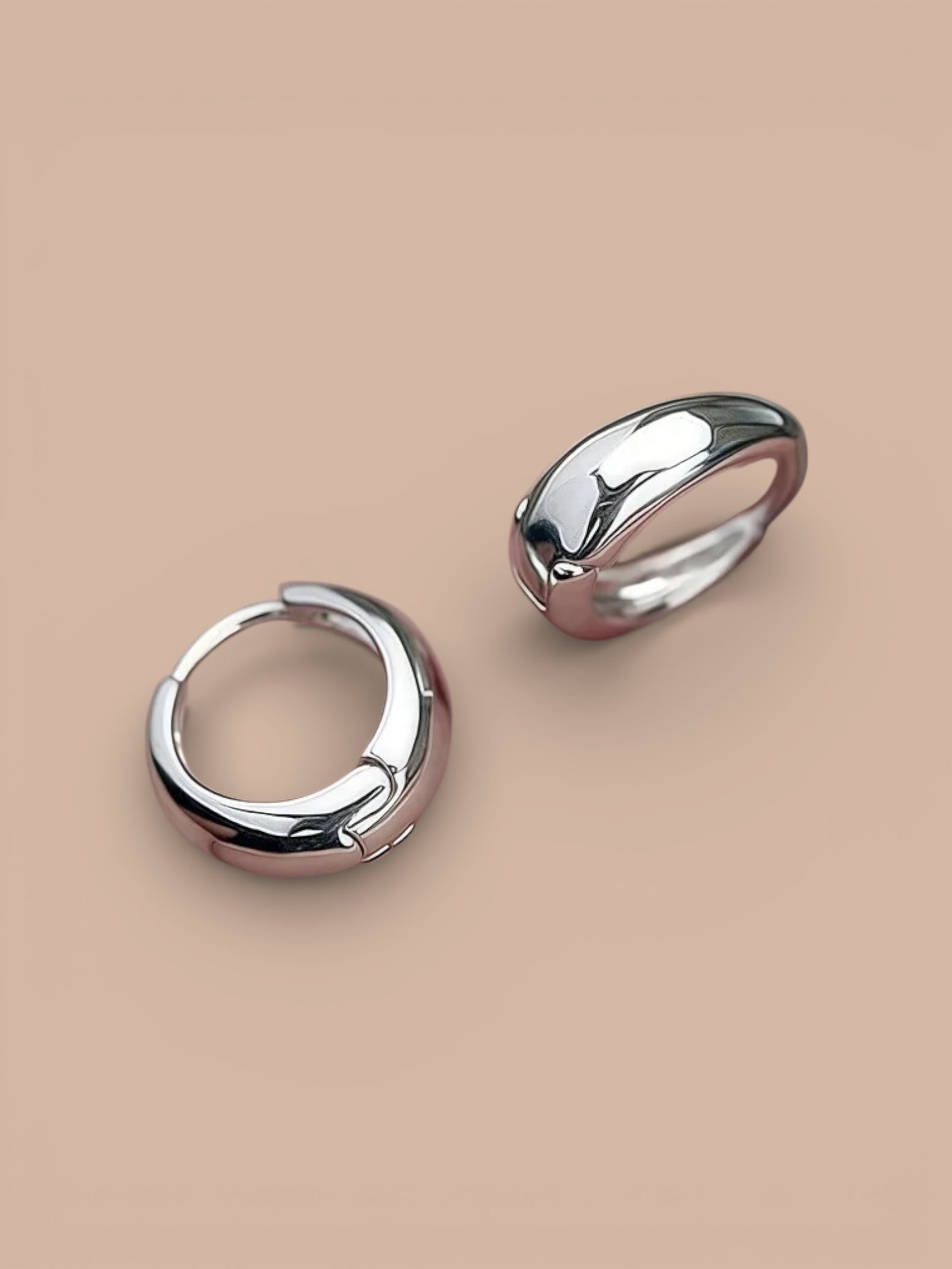 Honey Huggie Hoops | Gold & Silver