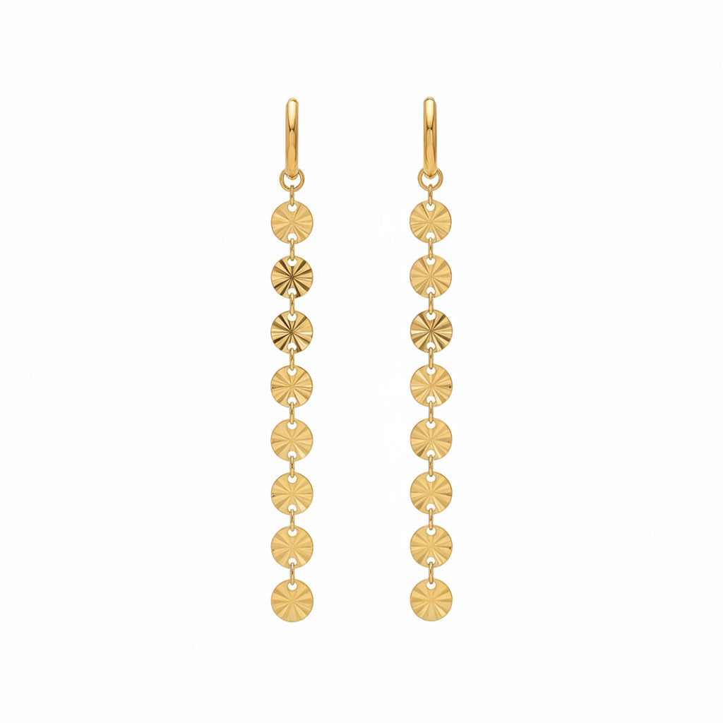Lottie Burst Earrings | Gold