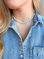 Storybook Pearl Necklace | Gold