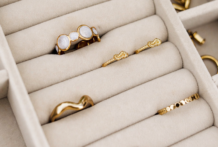 Amy Wave Ring | Gold