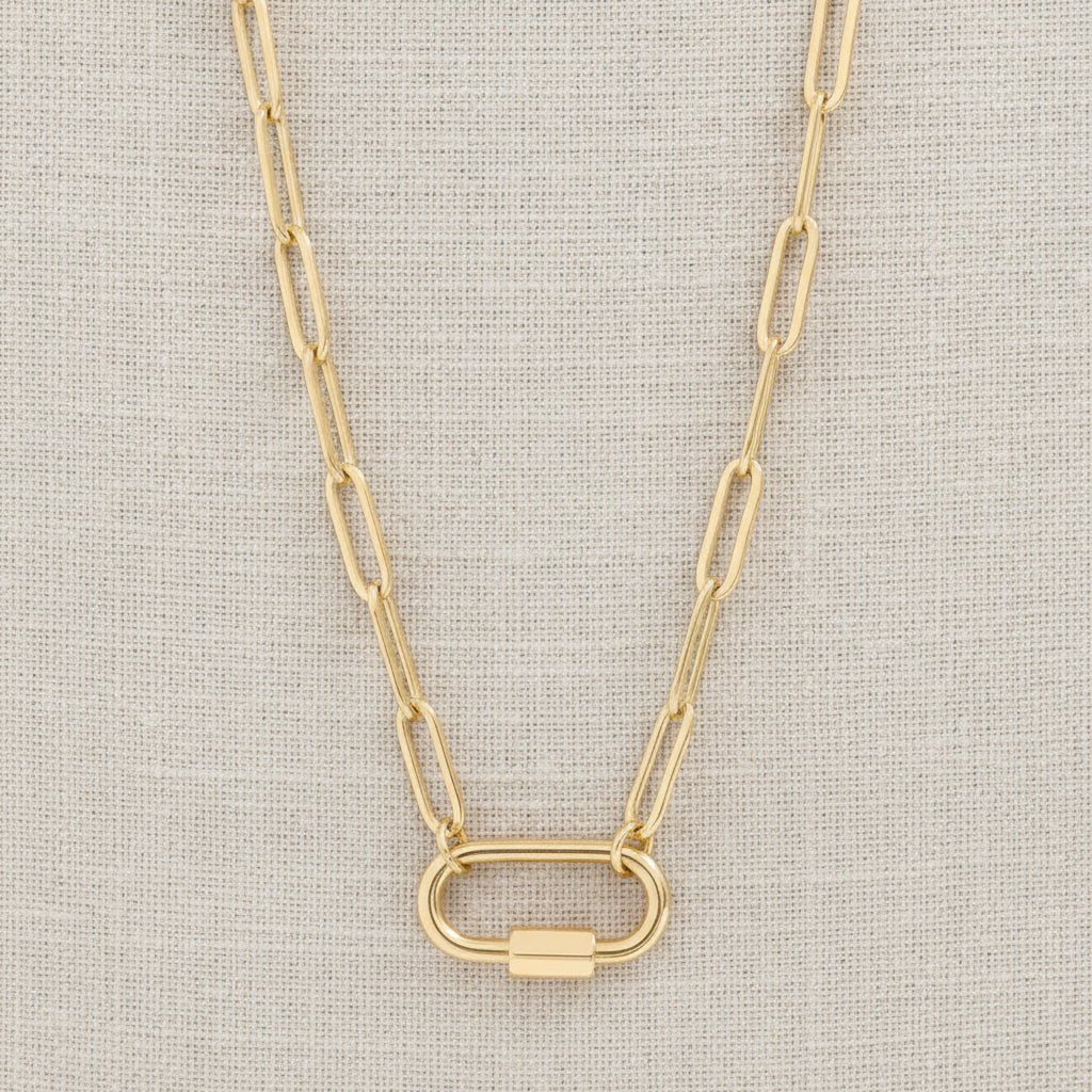 Carry It With You Charm Necklace | Gold