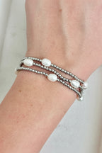 Tidal Pearl Bracelet | Gold & Silver