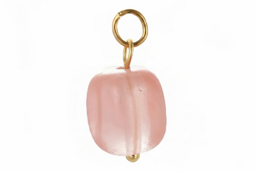 Pink Natural Stone Charm