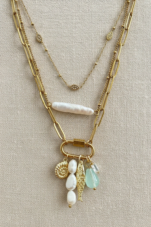 Beach Memory Charm Necklace
