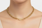 Josie Cuban Necklace | Gold