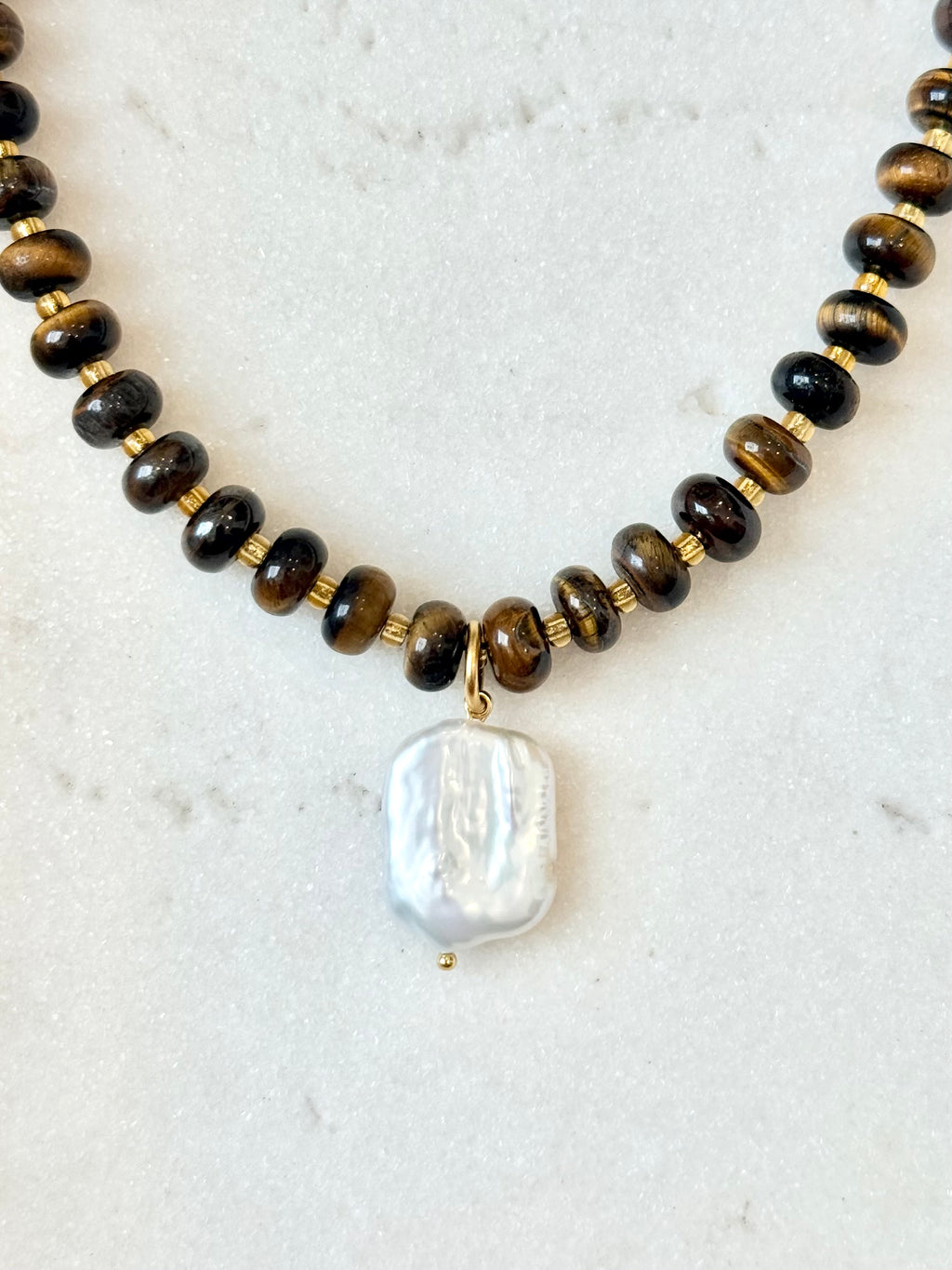 Cocoa Pearl Necklace