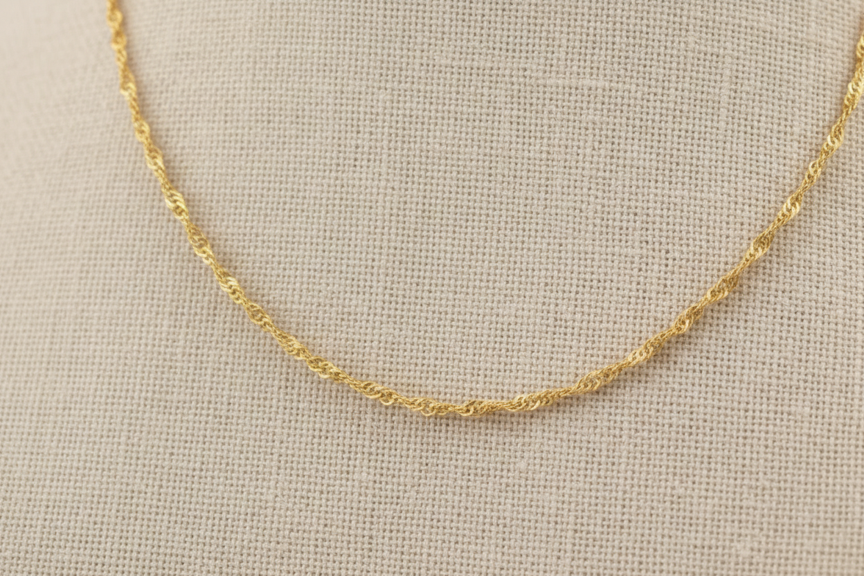 Mattie Singapore Necklace | Gold