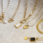 Ida Heart Necklace | Gold
