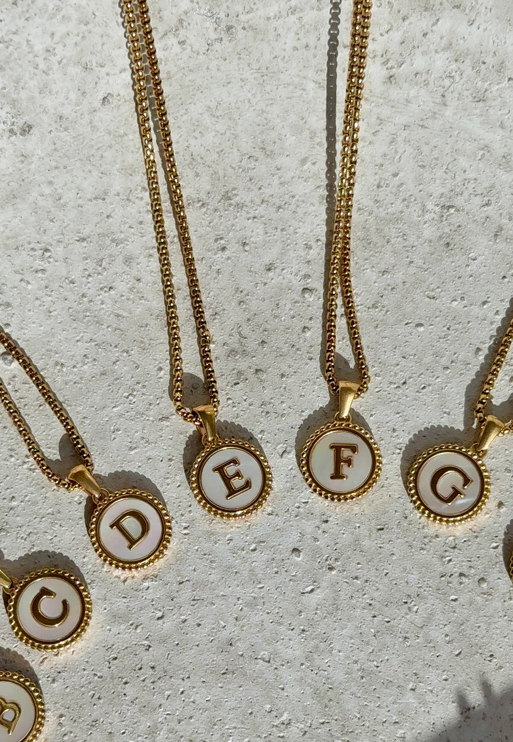 Sage Initial Necklace | Gold