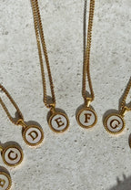 Sage Initial Necklace | Gold