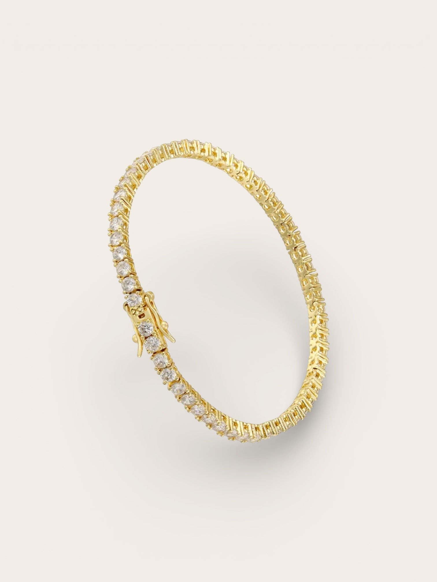 Dottie Tennis Bracelet | Gold
