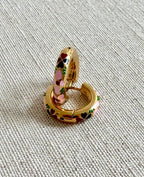 Petal Gold Hoops | Gold