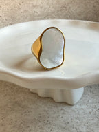 Gilmore Shell Ring | Gold