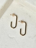 Roselyn Clip Earrings | Gold