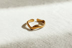 Amy Wave Ring | Gold